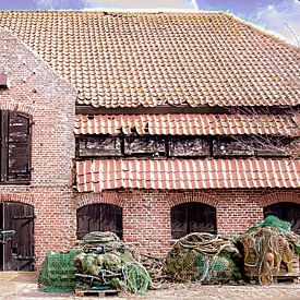 Entrepôt dans un port de la mer Baltique sur Rüdiger Rohmann