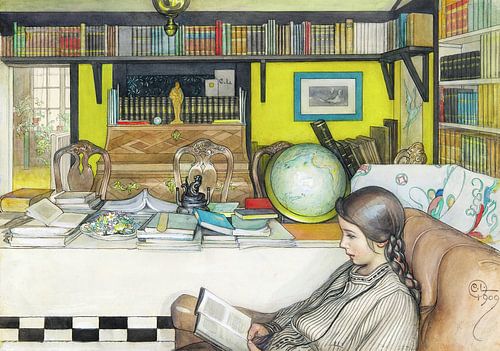 Carl Larsson,De studie