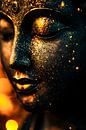 Golden Buddha close-up artwork by Art & Soul Creations thumbnail
