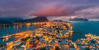 Sunset, Alesund, Norway by Henk Meijer Photography thumbnail