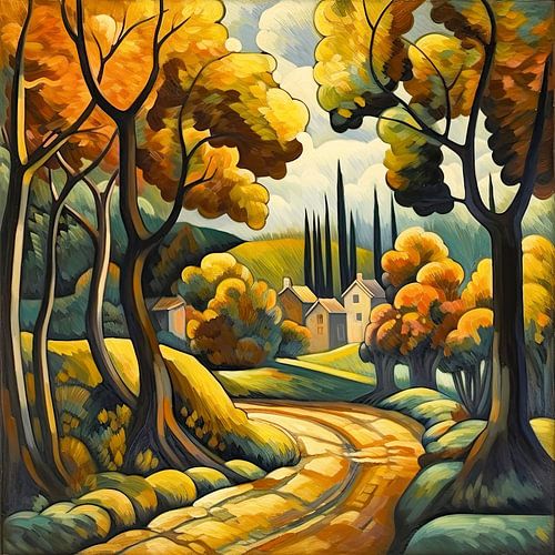 Betoverend Italiaanse Landschap.