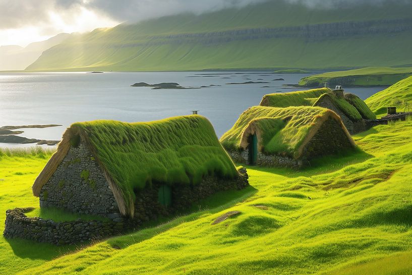 Faeröer van fernlichtsicht