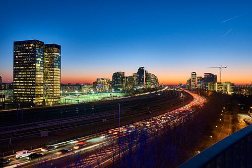 Sonnenuntergang Skyline von New Amsterdam