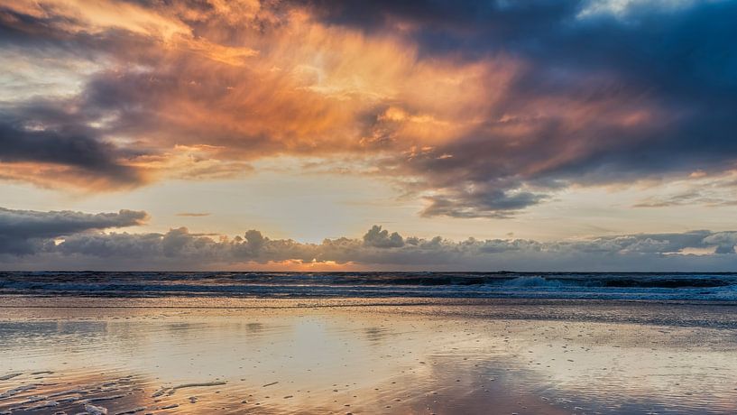 Mer du Nord en hiver près de Den Helder par eric van der eijkj