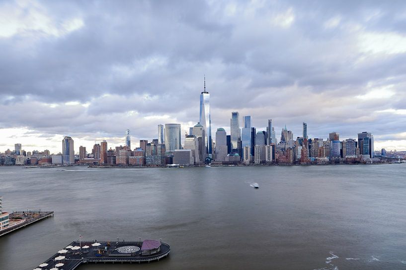 NYC Skyline Blues von Wilma van den Bosch