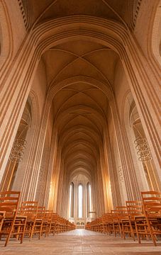 Interior of Grundtvig Church in Copenhagen, Denmark 1/9 by Adelheid Smitt