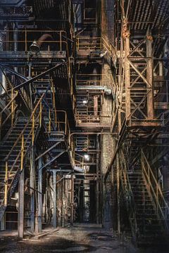The abandoned coal plant by Frans Nijland