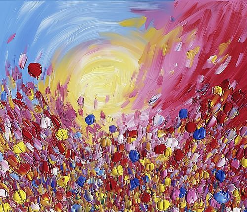 Tulpen und die Sonne