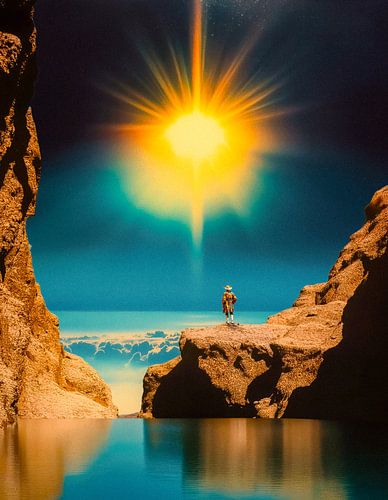Voyager aan de rand van het licht