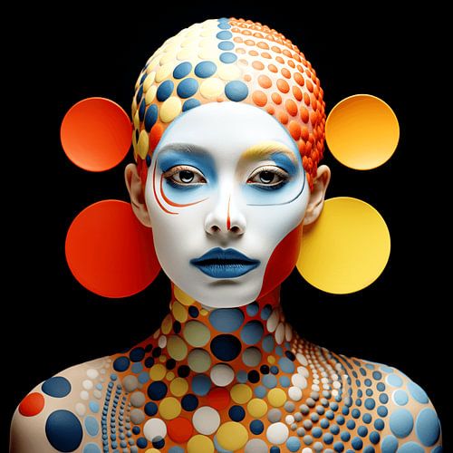 Body art Surrealism Geometry Contrast Avant-garde Hypnotic