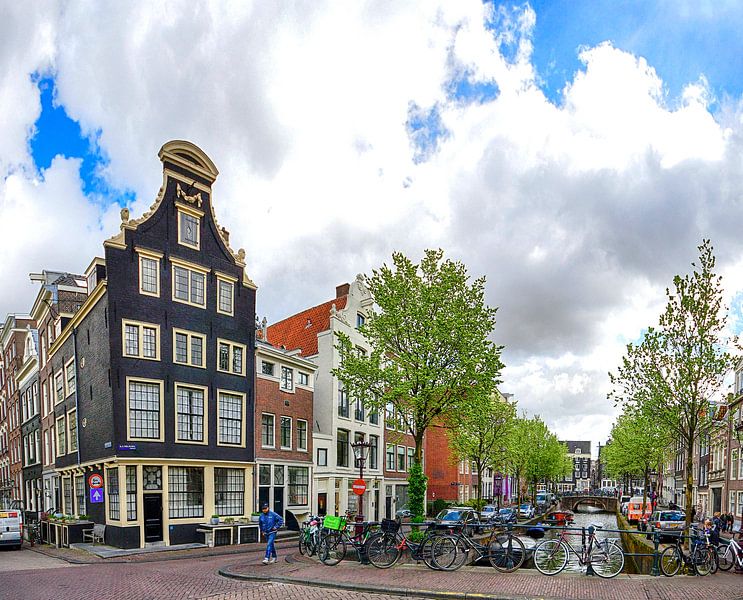 Blauwburgwal Amsterdam van Peter Bartelings
