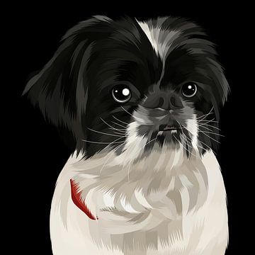 Pug dog by mshel tyan