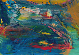 Abstrakter Regenbogen in Bewegung von Studio Kunst & Kracht
