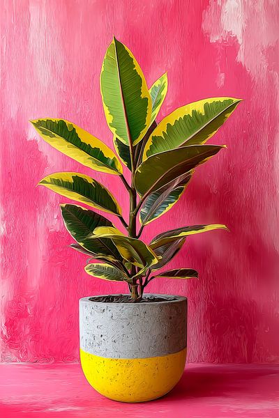 Ficus tropical rose n° 3 par Studio BB