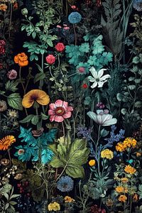 Wiese botanisches Muster 30 #Natur von JBJart Justyna Jaszke