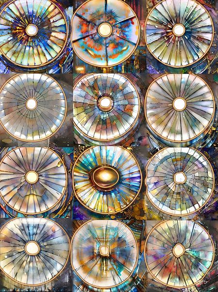 Omage to Kandinsky and Klimt by Ruth Day