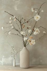 Minimalistische Stilllebenfotografie im Japandi-Stil