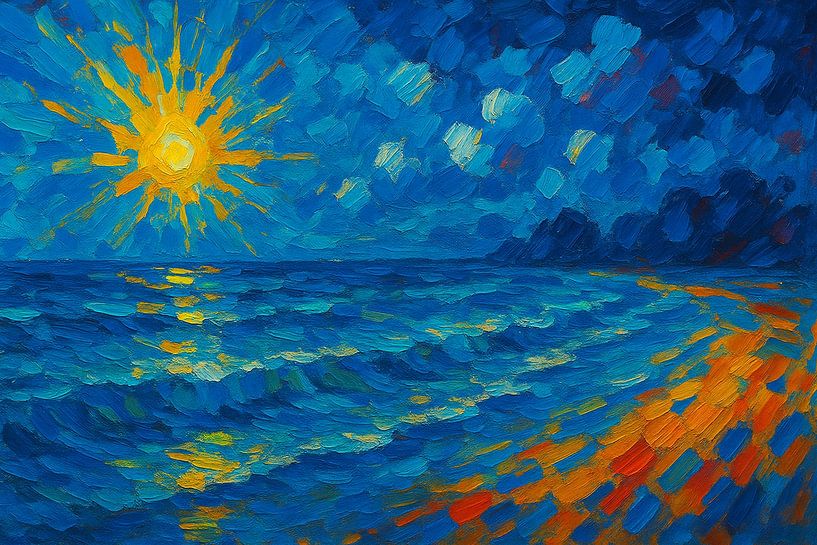 Strand Meer und Sonne von Claudia Gründler