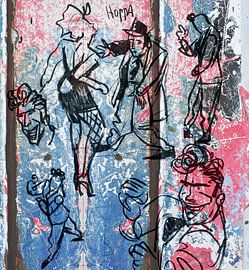 Strip Splinter Goes Urban (Schets DANCE)  von MoArt (Maurice Heuts)