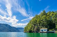 Uitzicht op de Åkrafjord in Noorwegen