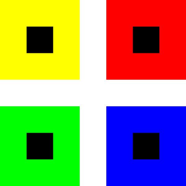 Kleurpermutatie | ID=07 | V=06 | P #01 | DW-RBGY van Gerhard Haberern