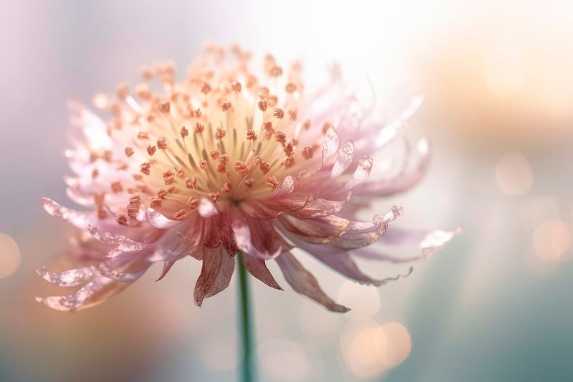 Gentle Pink Flower by Treechild