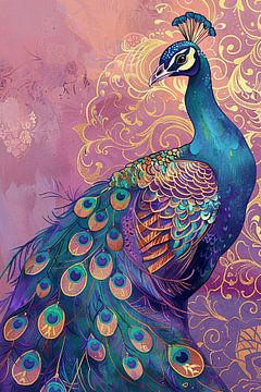 Peacock by Poster Art Shop