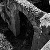 Rome, Italië | Colosseum poort in Zwart Wit | Reisfotografie van Diana van Neck Photography