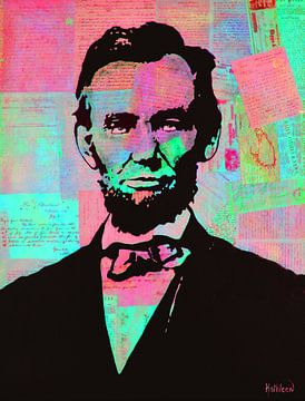 President Abraham Lincoln van Kathleen Artist Fine Art