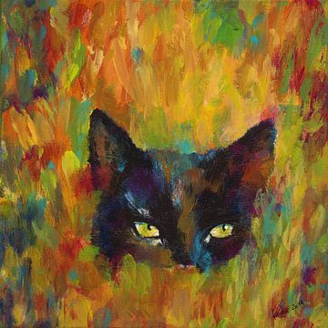 Black cat by Karen Kaspar