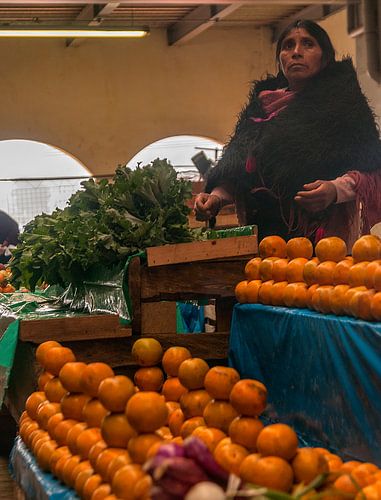 Mexico: Marktkoopvrouw (San Cristóbal de Las Casas)