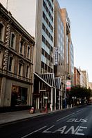 Bus lane Adelaide, Australië
