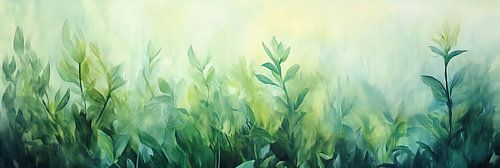 Leuchtend grüne Blätter