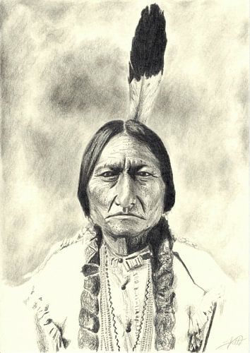 Opperhoofd Sitting Bull van de Sioux