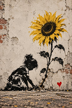 Towards the Light x Street Art Graffiti