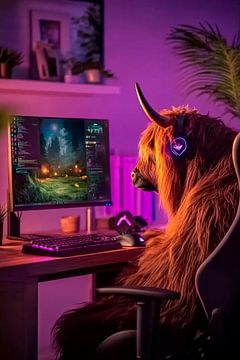 Gamen met dierenstijl van Poster Art Shop