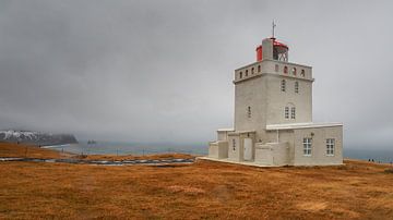 Vuurtoren op Dyrhólaey, IJsland van stephan berendsen