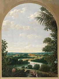 Landschaft in Brasilien, Frans Jansz Post