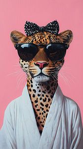 Stilvoller Leopard