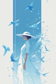 Dance with the Birds in Blue no. 1 by Studio BB