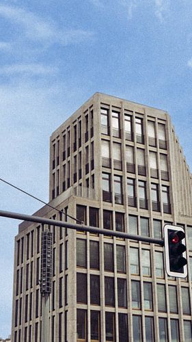 Vintage ogende structuur met een blauwe lucht | Berlijn | Duitsland Reisfotografie