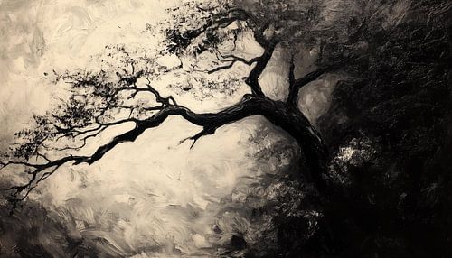 Boom en takken abstract panorama