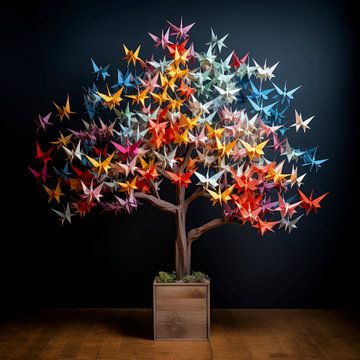 Origami Tree van Christian Ovís