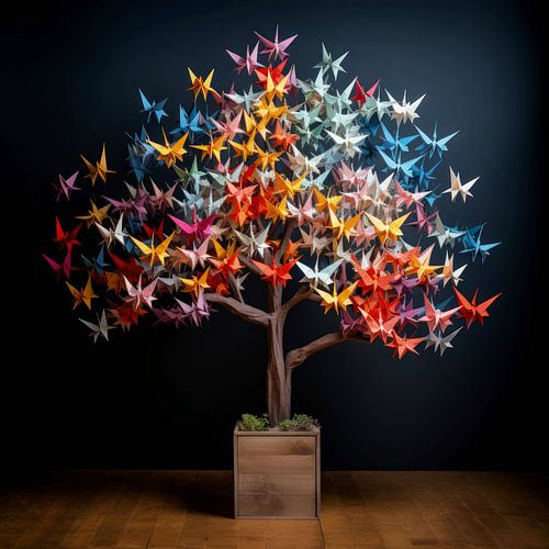 Origami-Baum