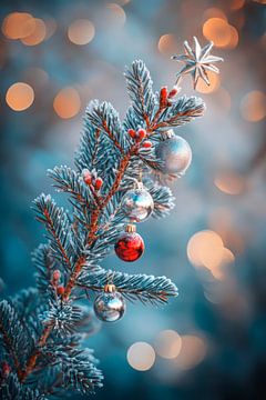 Kerst glamour van Poster Art Shop
