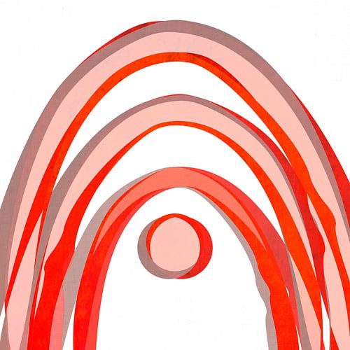 Retro Regenboog Monochroom