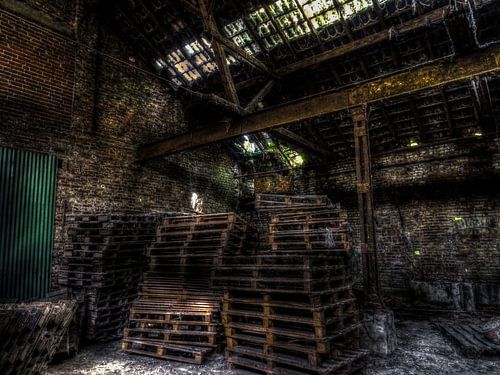 Abandoned factory Germany HDR