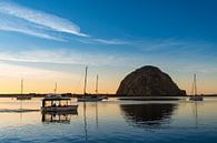 Morro Bay - Morro Rock - Californie van Keesnan Dogger Fotografie thumbnail
