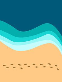 Strandspaziergang von Hilde Remerie Fotografie und digitale Kunst