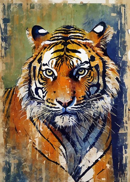 Tiger-Porträt 2 von MIROKKU